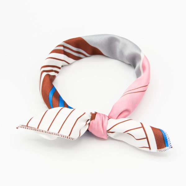 bandana femme à lignes