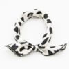 bandana femme blanc à taches noires