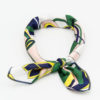 bandana femme imprimé vert et jaune