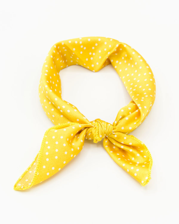 bandana femme jaune