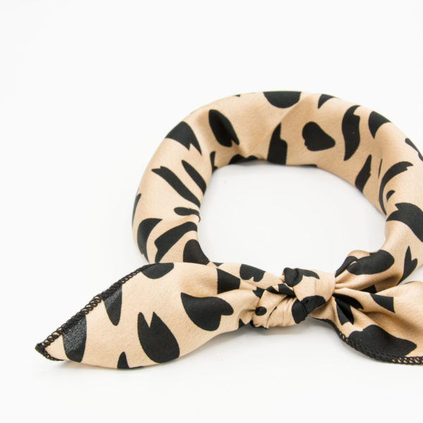 bandana femme motif félin