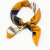 bandana femme ocre noir et beige
