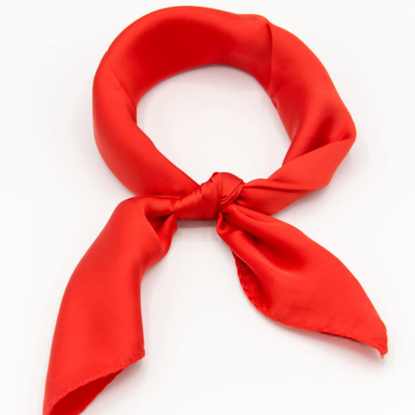 Bandana foulard rouge pour femme - Bandana Avenue