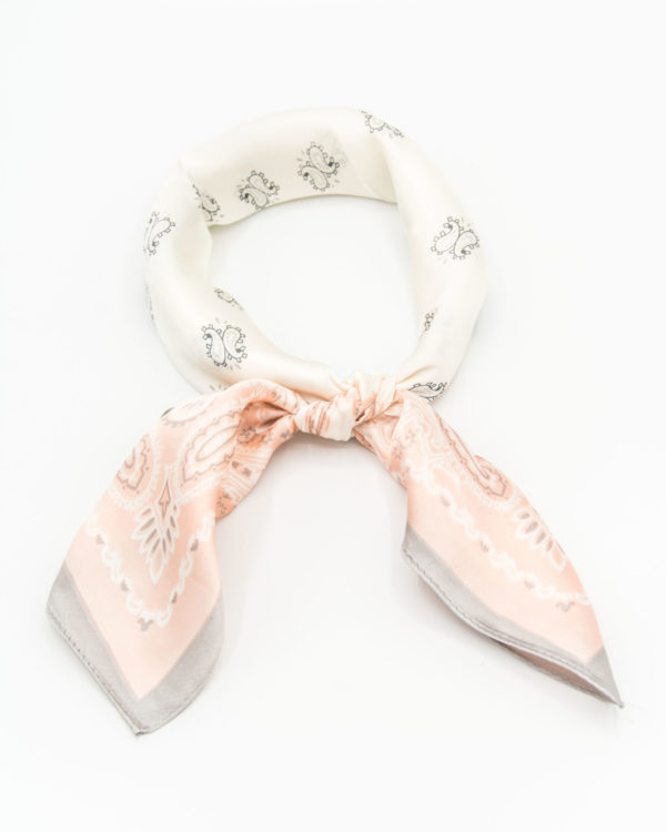 bandana satin rose