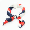 bandana bleu blanc rouge satin