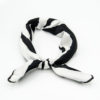 bandana foulard blanc et noir