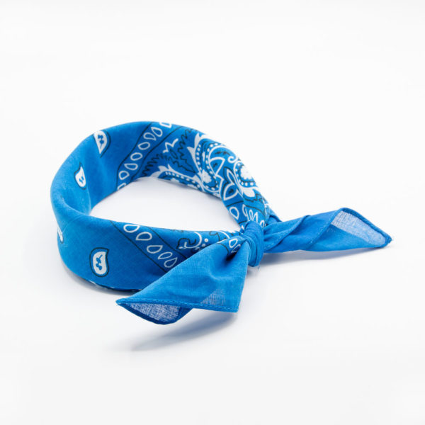 bandana bleu pour homme ou femme