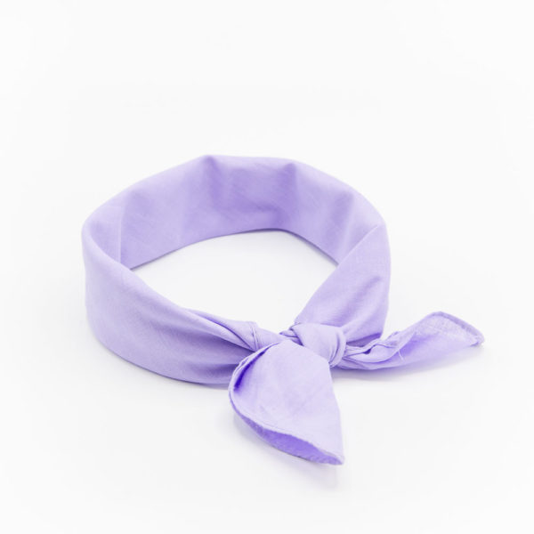 bandana parme pour femme