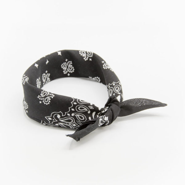 bandana noir pour homme et femme