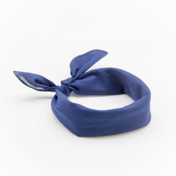 bandana homme ou femme bleu marine uni