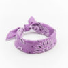 Bandana Homme ou Femme à motif paisley alternatif mauve