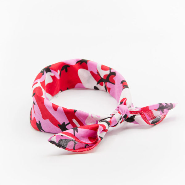 bandana rose militaire