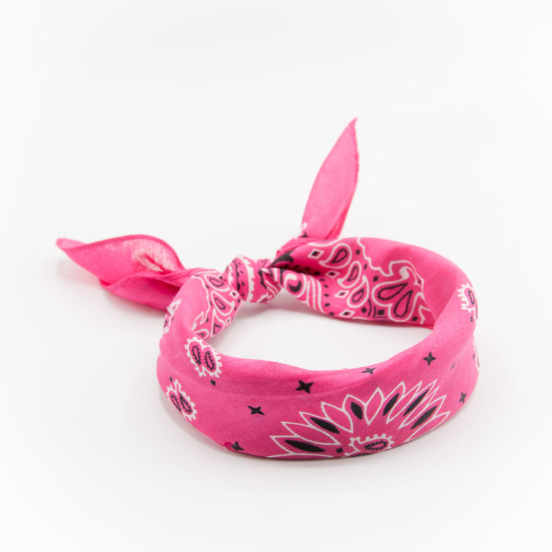 Bandana Femme à motif paisley classique rose Bandana Avenue