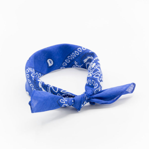 bandana homme ou femme bleu marine paisley 2