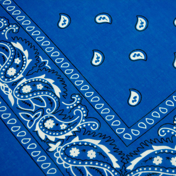 bandana homme ou femme paisley bleu marine 3