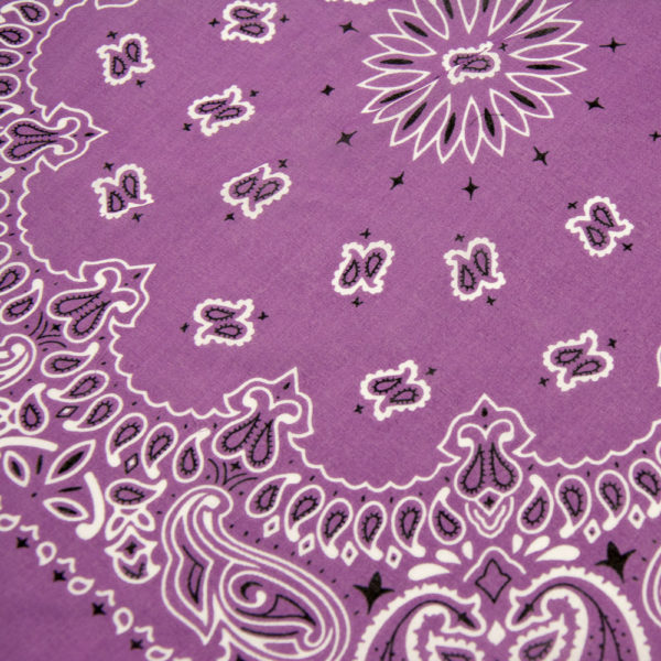 bandana mauve à motif paisley alternatif pour homme ou femme