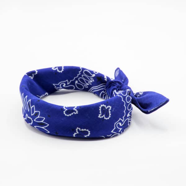bandana bleu foncé